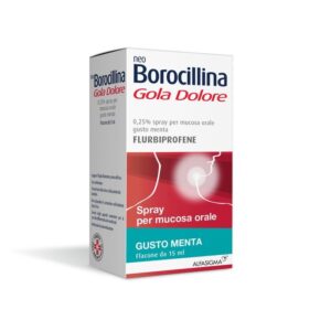 NeoBorocillina Gola Dolore Spray Gusto Menta 15 ml