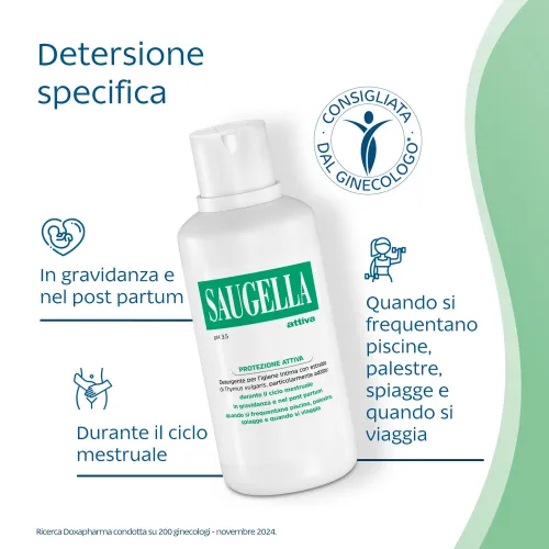 Saugella Attiva Detergente 500 ml - immagine 4