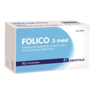 Folico 3 mesi Integratore Alimentare Gravidanza 90 compresse