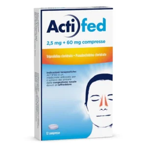 Actifed 2,5mg+60mg 12 Compresse
