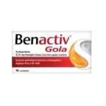 Benactiv Gola Senza Zucchero Gusto Arancia 16 pastiglie
