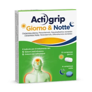 Actigrip Giorno & Notte 12 + 4 Compresse