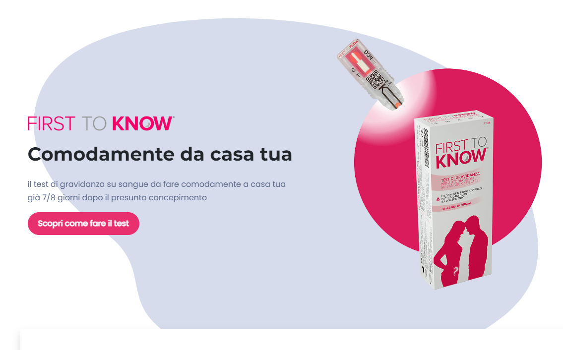 First To Know Test di Gravidanza Su Sangue Capillare 2 pz - immagine 3