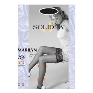 Solidea Modello Marilyn 70 Denari Autoreggenti Colore Nero Tg 2 M