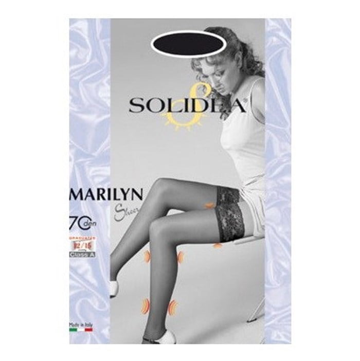 Solidea Modello Marilyn 70 Denari Autoreggenti Colore Nero Tg 2 M