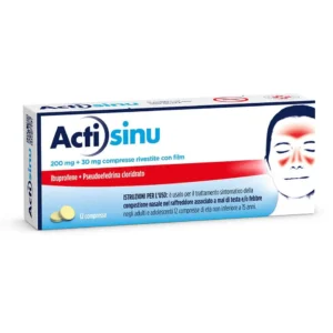 Actisinu 200 mg + 30 mg 12 Compresse Rivestite
