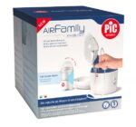 AirFamily Evolution Aerosol Veloce e Compatto con Kit per Aerosolterapia Pic