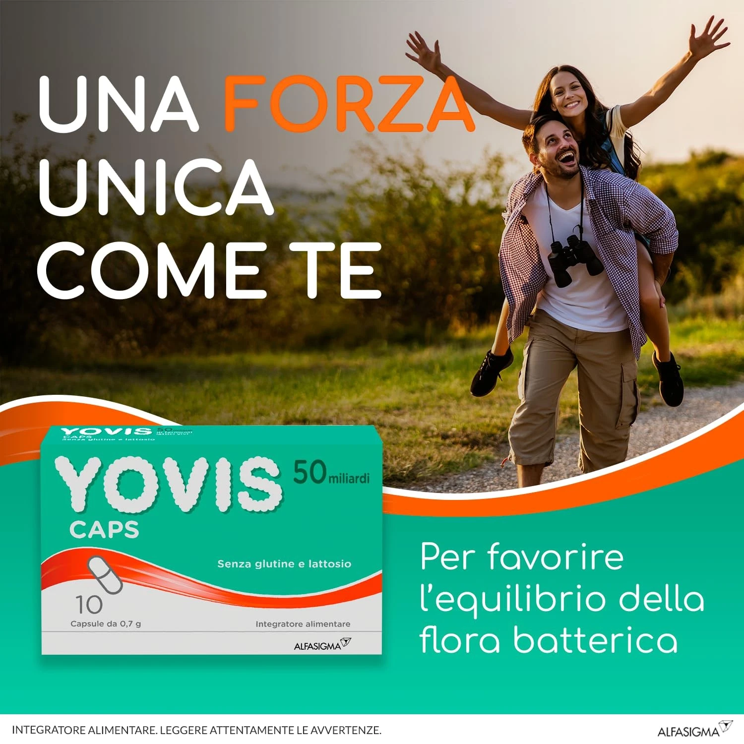 Yovis caps 50 Miliardi di Fermenti Lattici Probiotici Vivi 10 Capsule da 0,7 g - immagine 2