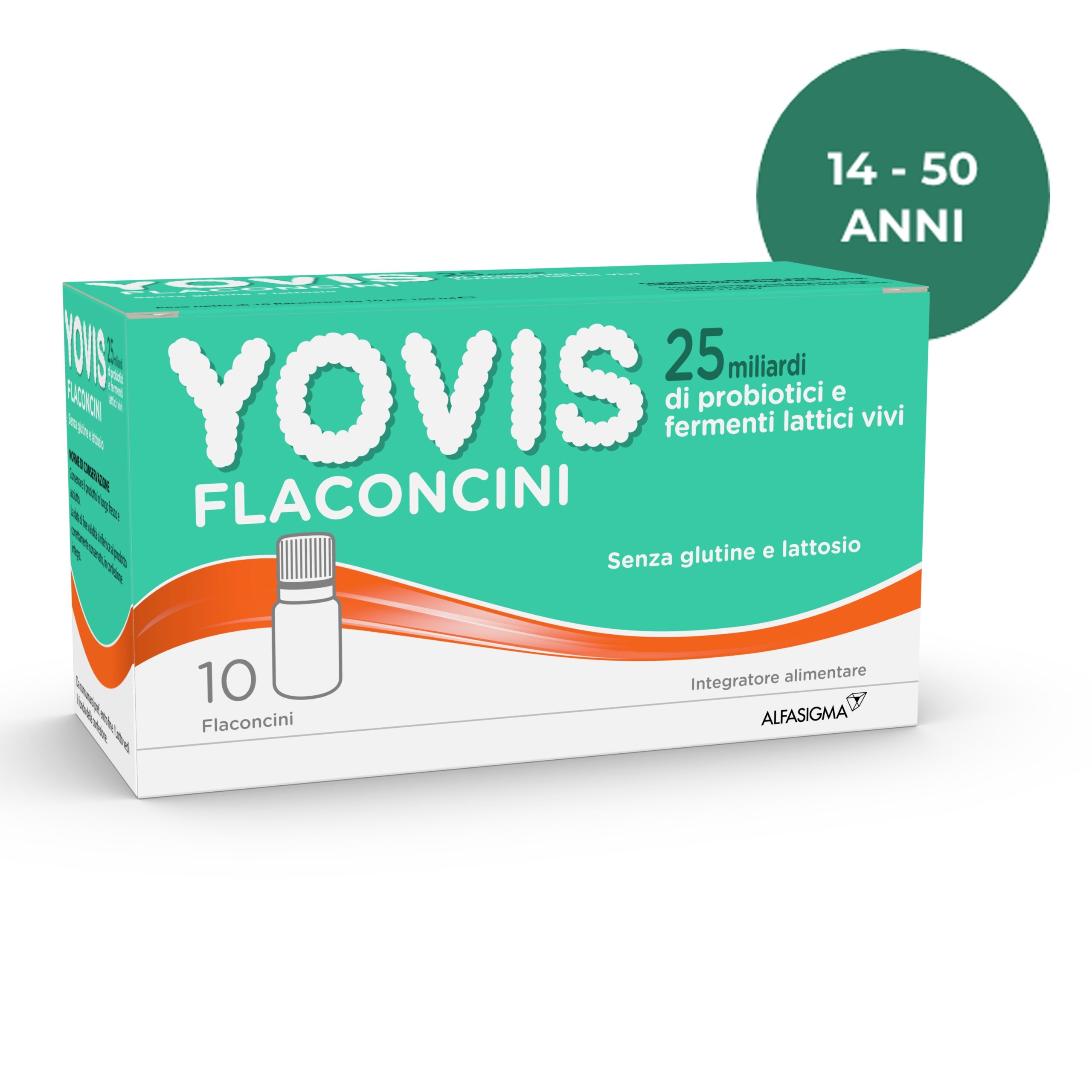 Yovis 10 Flaconcini da 25 Miliardi di Fermenti Lattici Probiotici Vivi - immagine 2