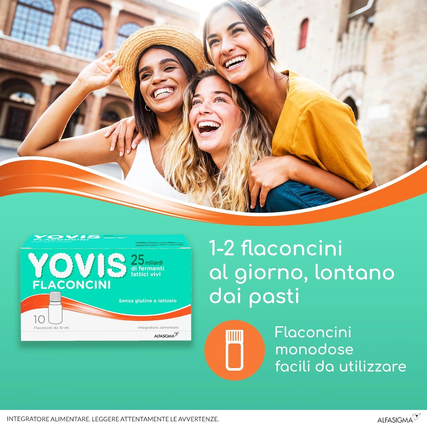 Yovis 10 Flaconcini da 25 Miliardi di Fermenti Lattici Probiotici Vivi - immagine 5