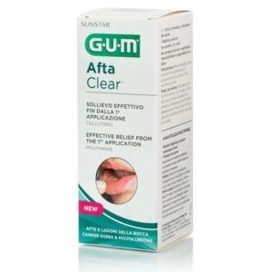 Gum Afta Clear Collutorio Afte e Lesioni Bocca 120ml