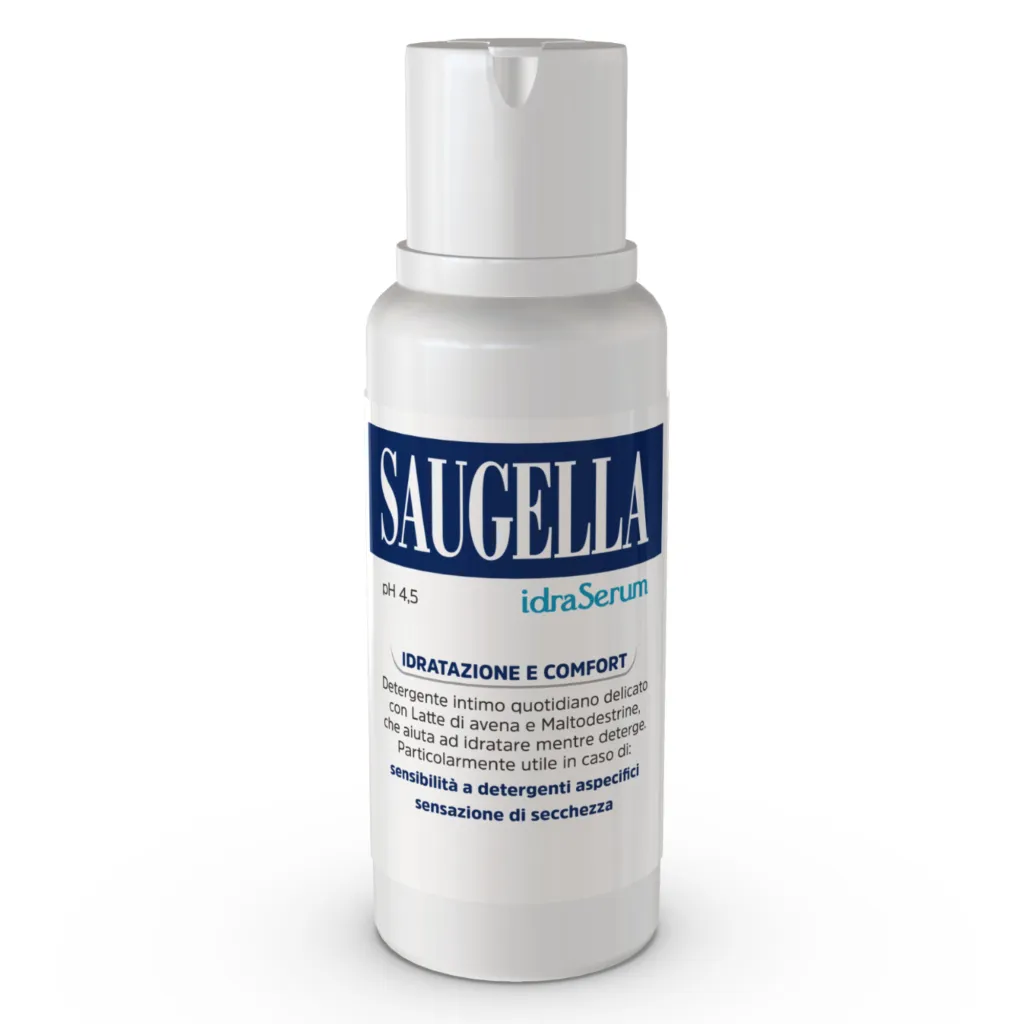Saugella Idraserum Detergente intimo pH 4.5 200ml