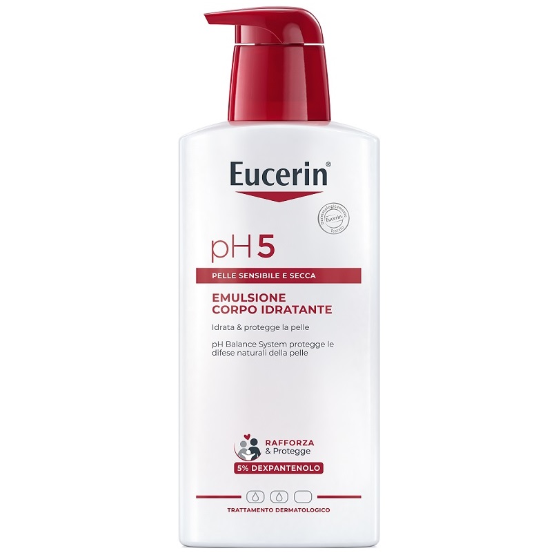 Eucerin pH5 Emulsione Corpo Idratante Pelle Sensibile e Secca 400ml