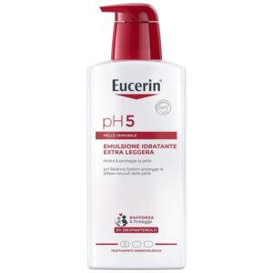 Eucerin pH5 Emulsione Idratante Extra Leggera Pelle Sensibile e Secca 400ml