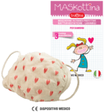 Buona Maskottina Mascherine Filtranti Protettive Lavabili Bambine 3 pezzi