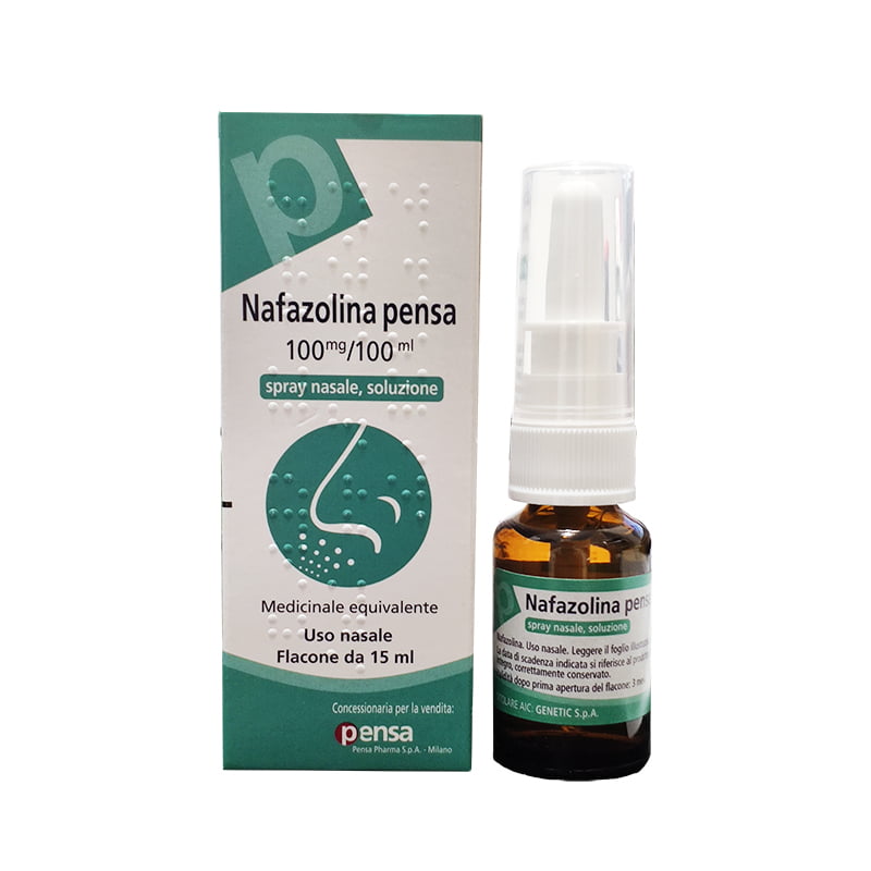 Nafazolina Pensa 100mg/100ml Decongestionante Spray Nasale 15ml