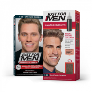 Just For Men Shampoo Colorante H25 Castano Chiaro