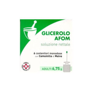 Montefarmaco Glicerolo Afom Soluzione Rettale Adulti 6,75g 6 Contenitori Monodose