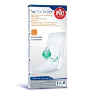 Pic Solution Cerotto Post Operatorio Soffix Med 25x10cm 3 pz