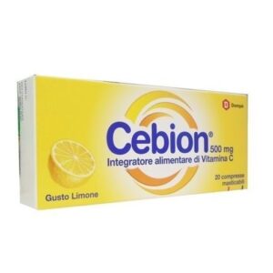 Cebion Vitamina C Gusto Limone 500 mg 20 compresse masticabili