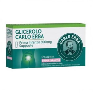 Carlo Erba Glicerolo Prima Infanzia 12 supposte 900 mg