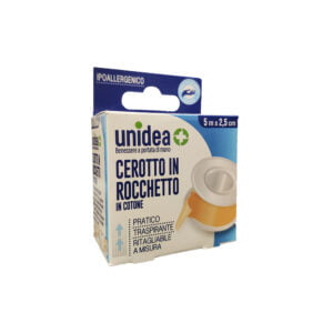 Unidea Cerotto Rocchetto in Cotone 5m x 2,5cm