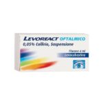 Levoreact Collirio 4 ml 0,5 mg