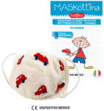 Buona Maskottina Mascherine Filtranti Protettive Lavabili Bambini 3 pezzi