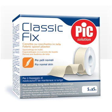 Pic Solution Cerotto in Tela Bianca Classic Fix 5cm x 5m
