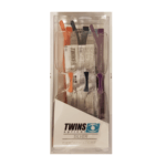 Twins Optical Silver 3 Occhiali da Lettura Modello Triple Colori Viola, Arancio e Blu +2.5