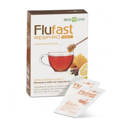 Bios Line Flufast Respiro Arancia 9 bustine