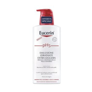 Eucerin pH5 Emulsione Idratante Extra Leggera Pelle Sensibile e Secca 400ml