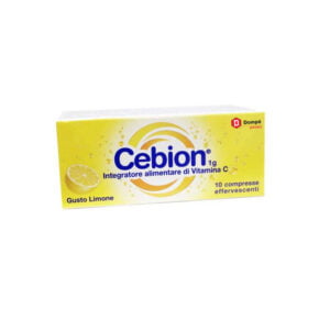 Cebion 1g Vitamina C Gusto Limone 10 cpr effervescenti