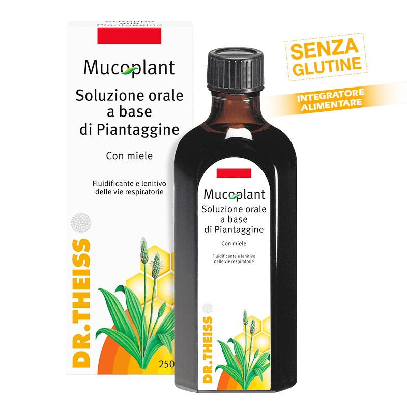 Dr. Theiss Mucoplant Sciroppo di Piantaggine Tosse 250ml