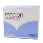 Meclon Soluzione Vaginale 5 fl 10ml + 5 fl 130ml + 5 cannule