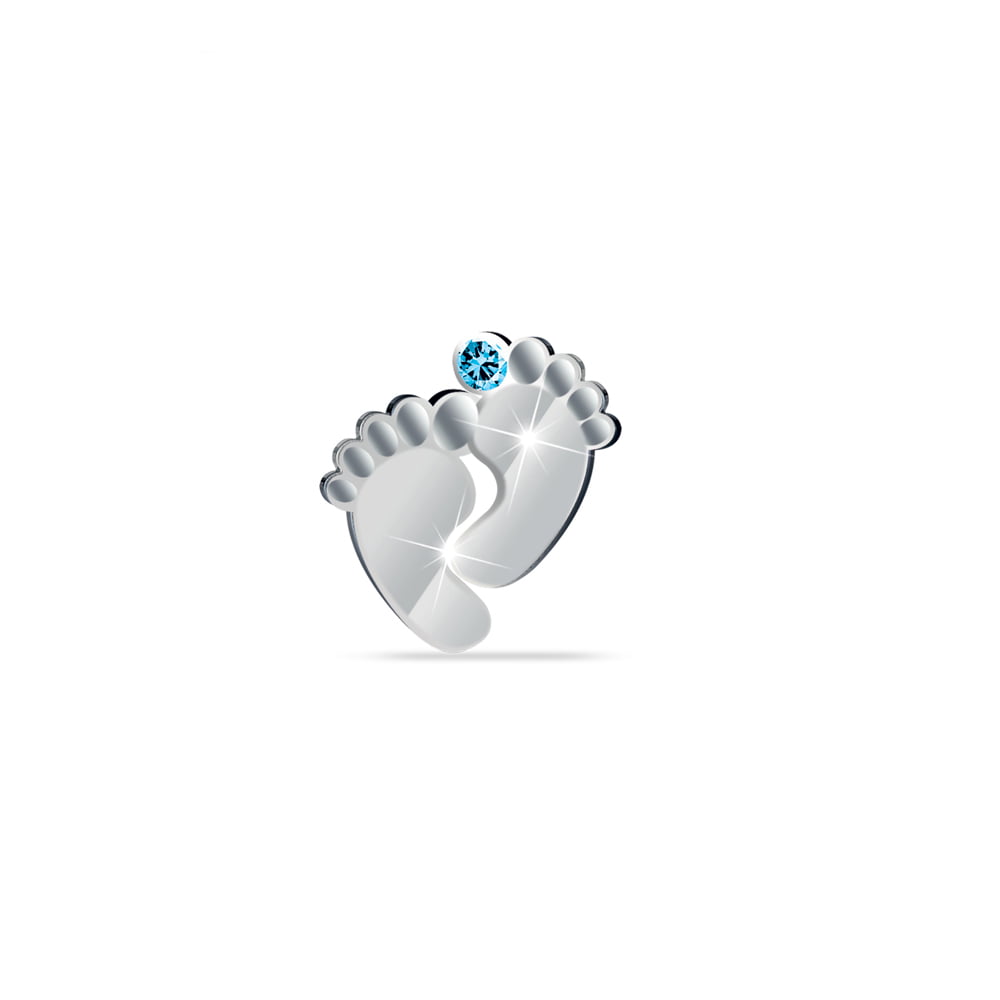 Medical Jewels Orecchini Anallergici 247 Piedini Con Zircone