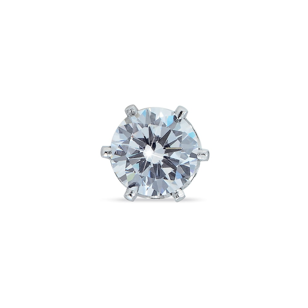 Medical Jewels Orecchini Anallergici 98 Zircone Cristallo 4mm