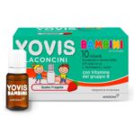 Yovis Bambini Fragola 10 Flaconcini da 10 Miliardi di Fermenti Lattici