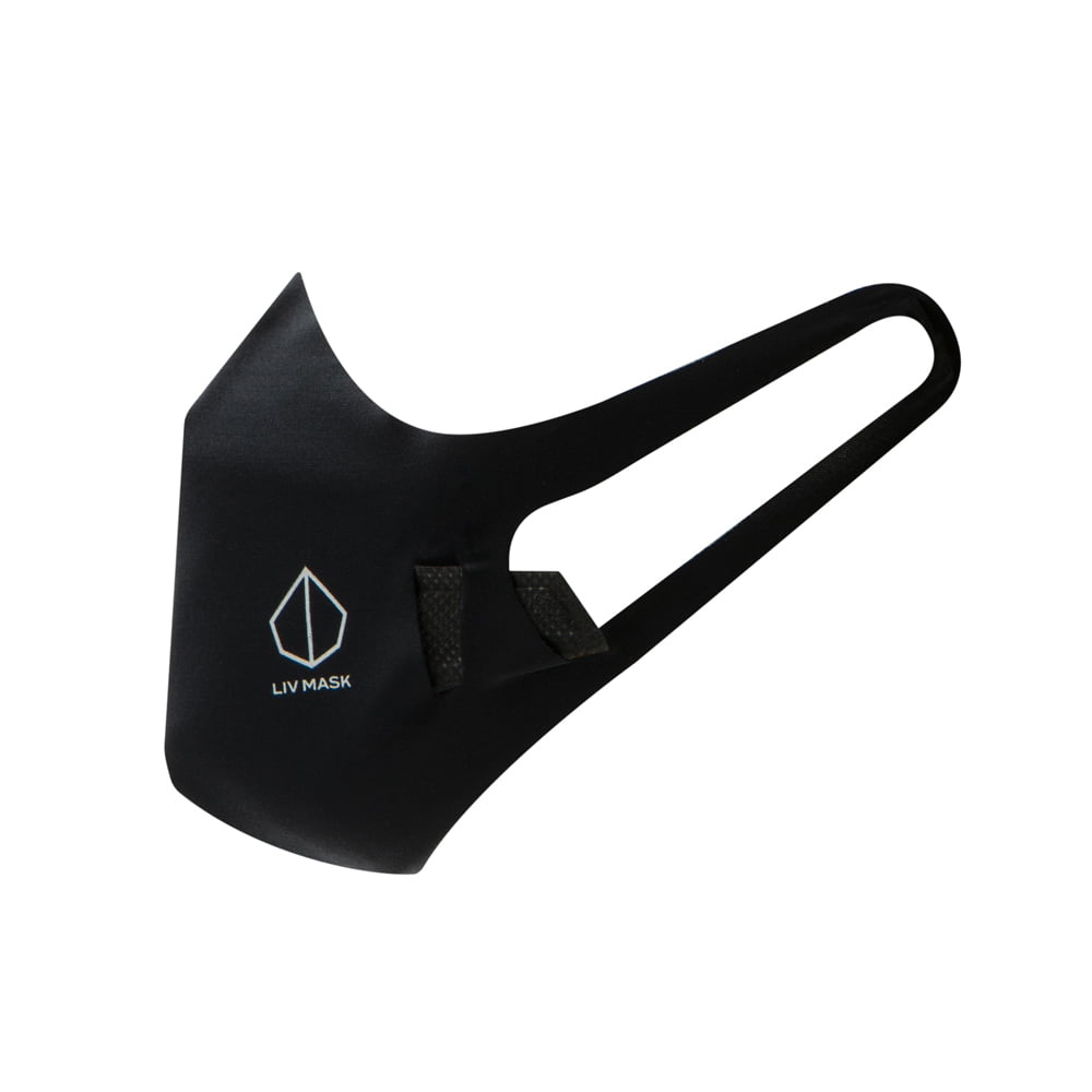 Liv Mask Mascherina di protezione 1 Cover + 1 Filtro Colore Noir - immagine 2