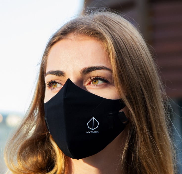 Liv Mask Mascherina di protezione 1 Cover + 1 Filtro Colore Noir - immagine 7