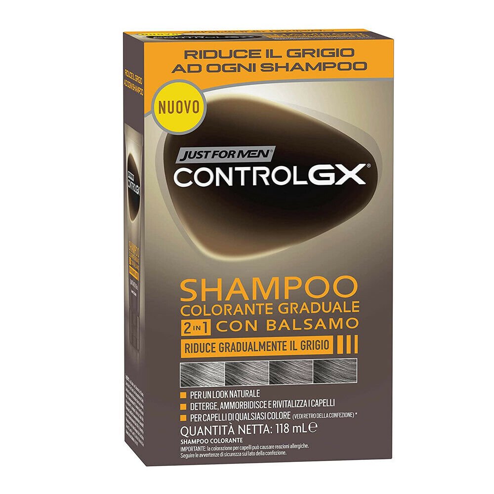 Just for Men Control GX Shampoo Colorante Graduale 2 in 1 Con Balsamo ControlGX - immagine 2