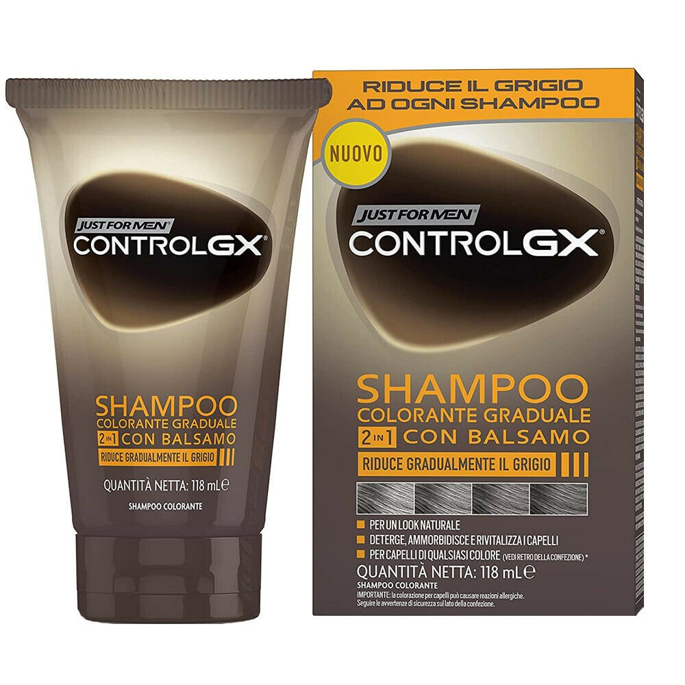 Just for Men Control GX Shampoo Colorante Graduale 2 in 1 Con Balsamo ControlGX