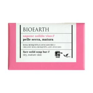 Bioearth Sapone Solido Corpo Rosa Mosqueta E Avocado Bio 150 G