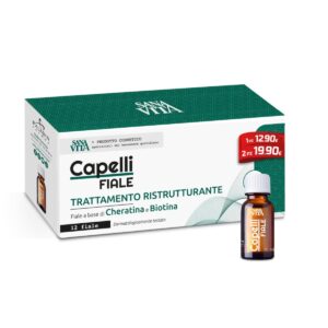 Sanavita Capelli Fiale con Cheratina e Biotina 12 Fiale