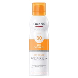 Eucerin Oil Control Sun Spray Transparent Dry Touch SPF 30 200 ml Corpo
