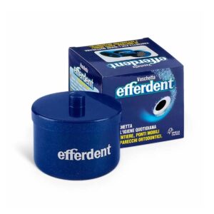 Efferdent Vaschetta Per L'Igiene Quotidiana di Dentiere Ponti Mobili a Apparecchi Ortodontici