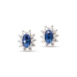 Medical Jewels Orecchini Orecchino Anallergici 378 Lobo Pietra Blu