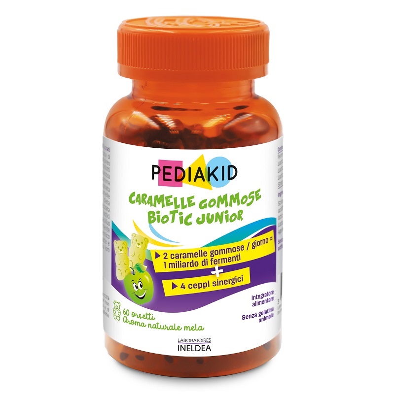 Laboratoires Ineldea Pediakid - 60 Caramelle Gommose BioTic Junior