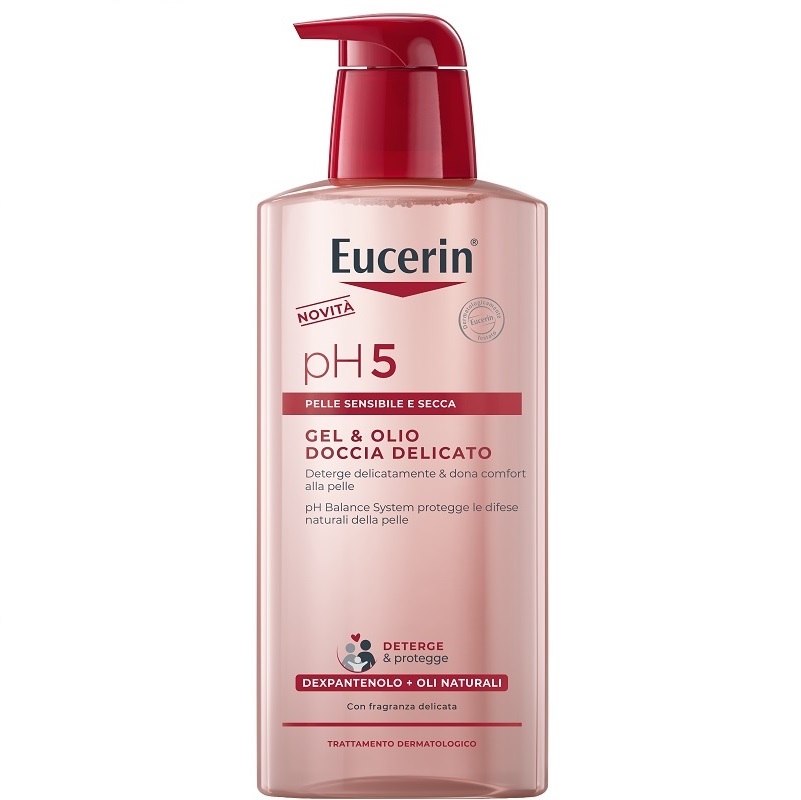 Eucerin pH5 Gel & Olio Doccia Delicato Pelle Sensibile e Secca 400 ml