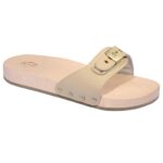 Scholl PESCURA FLAT ORIGINAL Bioprint Zoccoli Color Sabbia Tag. 41